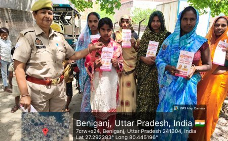 Hardoi : मिशन शक्ति अभियान के तहत महिलाओं और बालिकाओं को किया गया जागरूक, सुरक्षा के साथ स्वावलंबन का दिया मंत्र