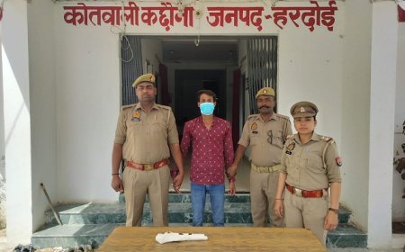 Hardoi: कछौना पुलिस ने अवैध तमंचा सहित एक अभियुक्त को किया गिरफ्तार।