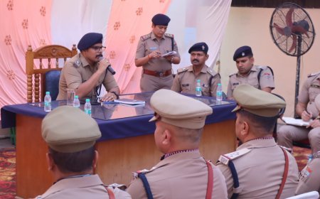 Bajpur : एसएसपी अजय गणपति ने बाजपुर कोतवाली का किया वार्षिक निरीक्षण, पुलिसकर्मियों को दिए सख्त निर्देश