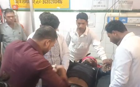 Sambhal: खंभे पर झंडा लगाने चढ़ा युवक, 11 हजार वोल्ट लाइन की चपेट में, हालत गंभीर। 