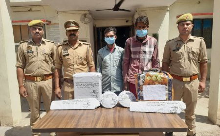 Hardoi : आंगनवाड़ी केंद्र में चोरी करने वाले दो आरोपी गिरफ्तार, सामान बरामद