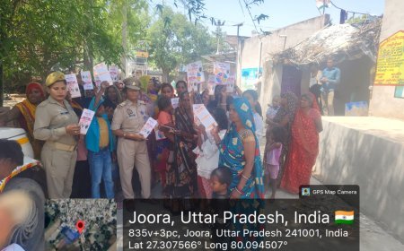 Hardoi : मिशन शक्ति के तहत महिलाओं को दी गई सुरक्षा और सरकारी योजनाओं की जानकारी