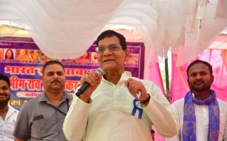 Lucknow: समता मूलक समाज के प्रेरक थे डॉ. भीमराव अंबेडकर: मंत्री ए के शर्मा