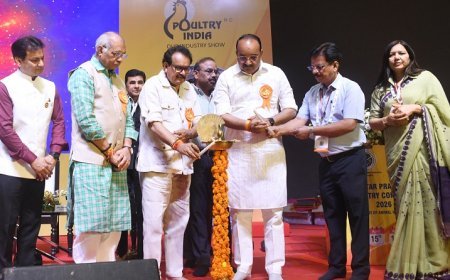 Lucknow: प्रदेश को अंडा उत्पादन में आत्मनिर्भर बनाने हेतु 'उ0प्र0 पोल्ट्री कॉनक्लेव-2026' का शुभारंभ। 