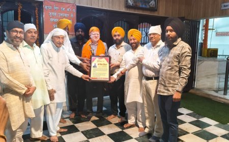 Deoband : देवबंद गुरुद्वारे में न्यायिक अधिकारियों का सम्मान, विदाई पर छलका प्यार