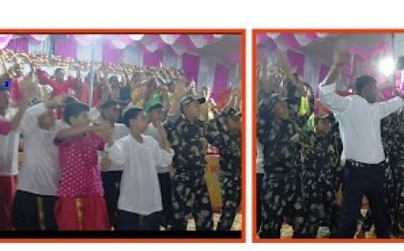 Ballia : 350 छात्र छात्राओं की टीम, अद्भुत तालमेल, गजब का परफॉरमेंस, हजारों तालियों की गड़गड़ाहट मे सम्पन्न हुआ सुखपुरा पब्लिक स्कूल का वार्षिकोत्सव