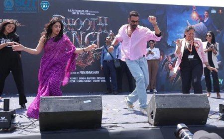 एसजीटी यूनिवर्सिटी में 'खिलाड़ी' का जादू: अक्षय कुमार की हेलीकॉप्टर एंट्री ने गुरुग्राम में मचाया धमाल।