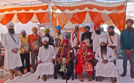 Bajpur : गजरौला में बैसाखी पर सामूहिक विवाह का आयोजन, 16 जोड़े बंधे परिणय सूत्र में