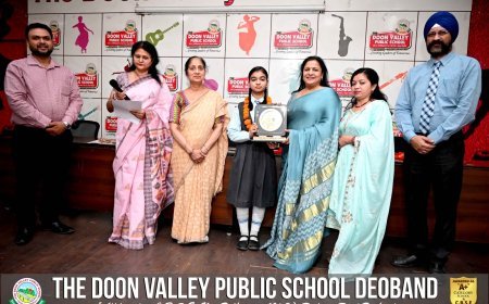 Deoband : दून वैली की तनिष्का सैनी ने फहराया सर्वश्रेष्ठता का परचम