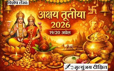Special Article: 19/20 अप्रैल  (अक्षय तृतीया 2026) पर विशेष- अक्षय होंगे पुण्य सभी। 