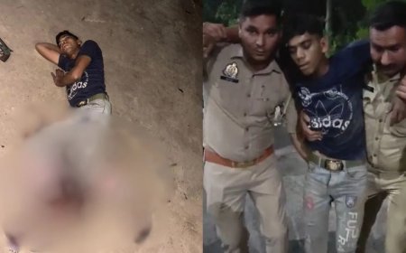 आधी रात को मासूम का अपहरण और दुष्कर्म करने वाले लुटेरे को पुलिस ने घेरा, जवाबी फायरिंग में आरोपी घायल और गिरफ्तार