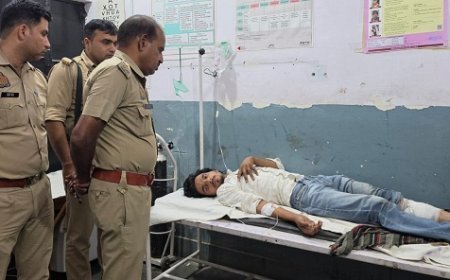 Amroha: अमरोहा में पुलिस की गौ तस्करों से हुई मुठभेड़, दो गिरफ्तार, एक को लगी गोली।