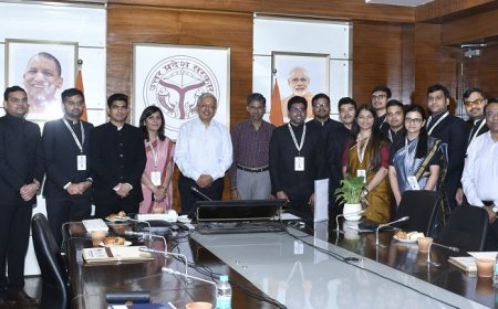 Lucknow: मुख्य सचिव एस.पी. गोयल ने प्रशिक्षु IAS अधिकारियों को दिया सुशासन का मंत्र। 