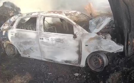 Sambhal : पेड़ से टकराई कार बनी आग का गोला, जिंदा जला चालक, बाइक सवार की भी मौत, मचा हड़कंप