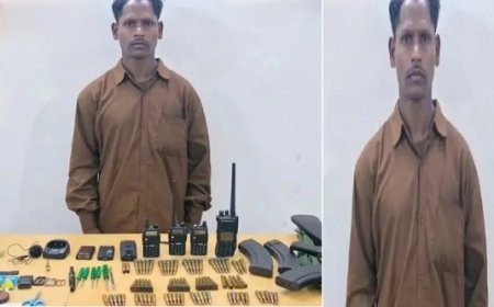 बस्तर में लाल आतंक को बड़ा झटका, 8 लाख के इनामी नक्सली ने AK-47 के साथ किया आत्मसमर्पण।