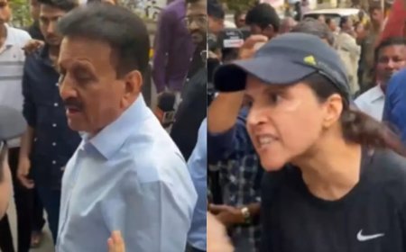 'गेट आउट..., आम आदमी की तकलीफ तो देखो...' लंबे जाम में फंसी महिला ने मंत्री को लताड़ा, वीडियो वायरल होने के बाद लोगों ने दिया समर्थन।