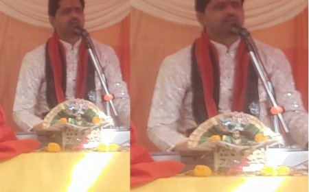 Sitapur : दुदियापुर में रामकथा का आयोजन, भक्ति के सागर में डूबे श्रद्धालु