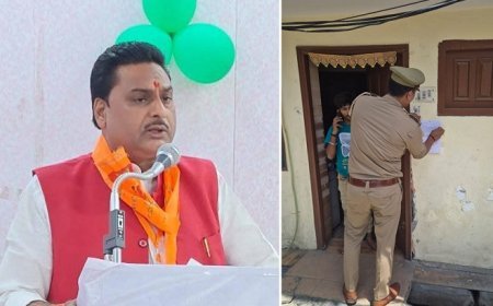 Sambhal: बीजेपी नेता राजेश सिंघल पर पुलिस का शिकंजा, लाइसेंसी रिवॉल्वर जमा करने का नोटिस चस्पा। 