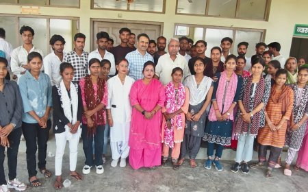 Sitapur : मिश्रिख के भगवत मेमोरियल कॉलेज में कौशल विकास के तहत हेल्थकेयर कोर्स शुरू, विधायक ने किया उद्घाटन