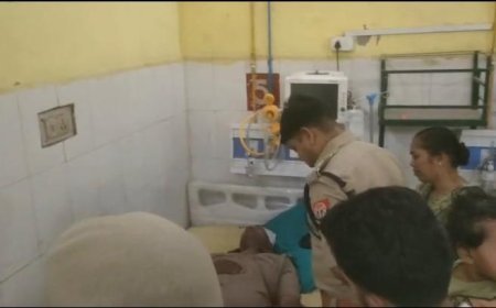 Sitapur : बाइक सवार को बचाने के प्रयास में दरोगा की कार हादसे का शिकार, अस्पताल में भर्ती