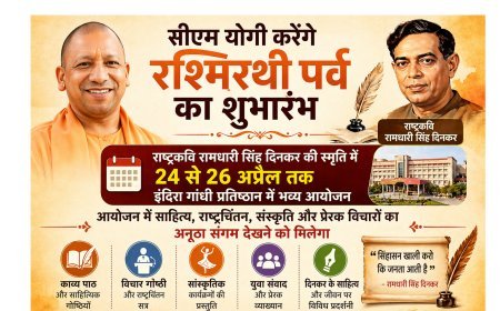 Lucknow : लखनऊ में रश्मिरथी पर्व का भव्य आगाज, मुख्यमंत्री योगी आदित्यनाथ करेंगे तीन दिवसीय कार्यक्रम की शुरुआत