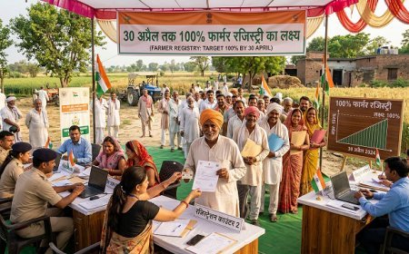 Lucknow: 30 अप्रैल तक 100% फार्मर रजिस्ट्री का लक्ष्य, जायद 2026 के लिए डिजिटल क्रॉप सर्वे की तैयारी तेज। 