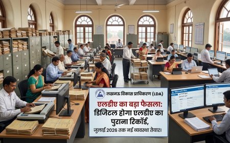 एलडीए का बड़ा फैसला: सडिजिटल होगा एलडीए का पुराना रिकॉर्ड, जुलाई 2026 तक नई व्यवस्था तैयार। 