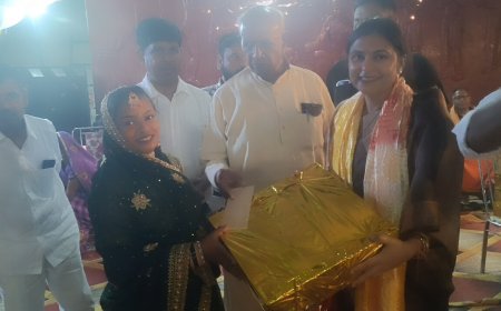 Hardoi : संडीला में दहेज मुक्त सामूहिक विवाह का आयोजन, जोड़ों ने बिना लेन-देन के शुरू किया नया जीवन