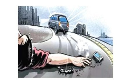 सड़क हादसों में एक व्यक्ति की जान गई, ओवरब्रिज से गिरकर व्यापारी गंभीर रूप से घायल