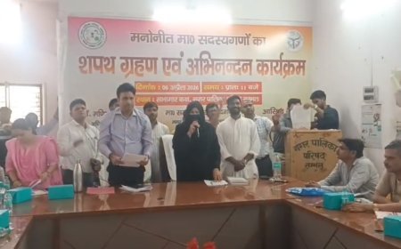 सम्भल नगर पालिका की बजट बैठक में हंगामा: 185 करोड़ का ‘ऐतिहासिक बजट’ पास, GIS सर्वे पर बवाल।