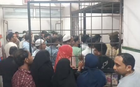 Sambhal: छत पर कपड़े सुखाने गई महिला की दर्दनाक मौत, जीने से गिरकर तोड़ा दम। 