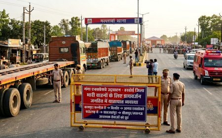 Hardoi : गंगा एक्सप्रेसवे उद्घाटन के कारण हरदोई में भारी वाहनों के लिए यातायात डायवर्जन लागू