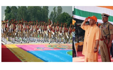 Lucknow : सीएम के हाथों सम्मान पाकर खिले महिला आरक्षियों के चेहरे, योगी ने रिक्रूट आरक्षियों को दिया सेवा और सुरक्षा का मंत्र