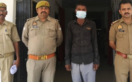 Hardoi: ट्रैक्टर की टक्कर से युवक की मौत, आरोपी गिरफ्तार। 