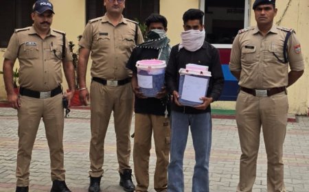 Bajpur : पुलिस ने करीब चार किलो गांजे के साथ दो तस्करों को किया गिरफ्तार