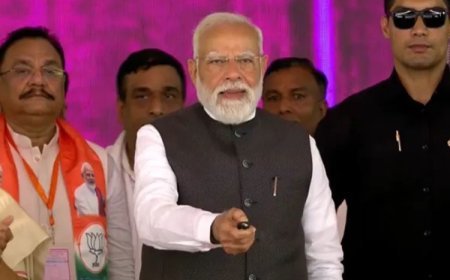 Hardoi : प्रधानमंत्री नरेंद्र मोदी ने देश के सबसे बड़े एक्सप्रेसवे 'गंगा एक्सप्रेसवे' का किया लोकार्पण