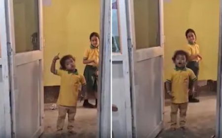 'स्कूल ही तोड़ दूंगा, बोलने व'ले बच्चे ने जीता इंटरनेट का दिल, वायरल वीडियो में दिखा टशन।