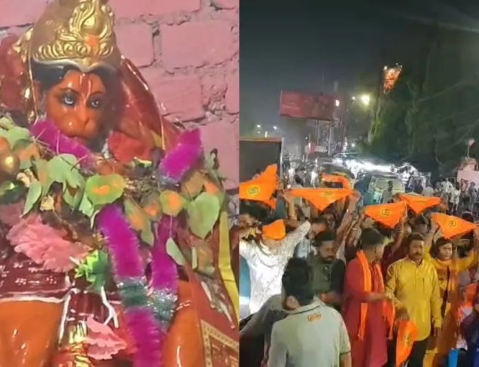 ऐतिहासिक विरासत पर प्रहार: 200 साल पुराने प्राचीन मंदिर में उपद्रवियों ने की मूर्तियों की तोड़फोड़, स्थानीय लोगों में भारी आक्रोश।