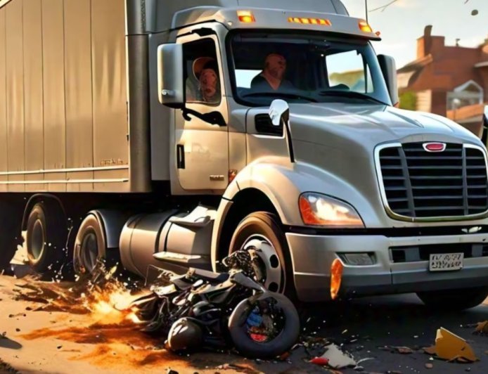 Sitapur : महोली में तेज रफ्तार ट्रक ने बाइक सवार युवक को कुचला, मौके पर हुई मौत