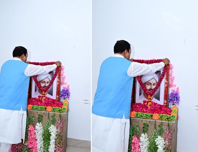 Lucknow : अमर शहीद मंगल पांडे का बलिदान राष्ट्रभक्ति और साहस का अमिट प्रतीक- केशव प्रसाद मौर्य