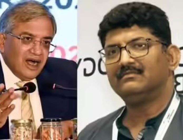 "आप मुझसे ऐसे बात नहीं कर सकते": CEC ज्ञानेश कुमार पर भड़के IAS अनुराग यादव, बैठक में हुआ जोरदार हंगामा।