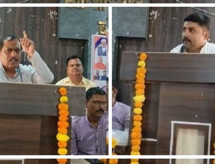 हरदोई की राजनीति में उबाल: विधायक श्याम प्रकाश का 'टुकड़ों पर पलने' वाला बयान और ब्लॉक प्रमुख बेटे की 'गुंडई' न करने की खुली चेतावनी।