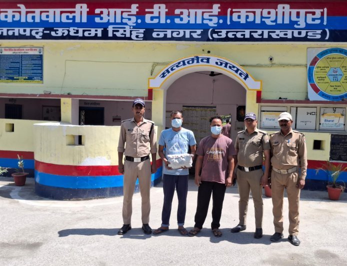 Bajpur : काशीपुर में एक किलो से अधिक अवैध गांजे के साथ दो आरोपी गिरफ्तार, पुलिस ने भेजा जेल