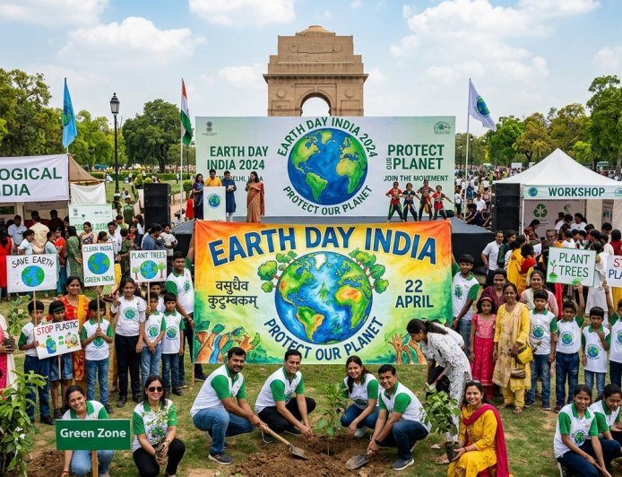 Lucknow : विश्व पृथ्वी दिवस पर INTACH की राष्ट्रीय पोस्टर प्रतियोगिता आयोजित