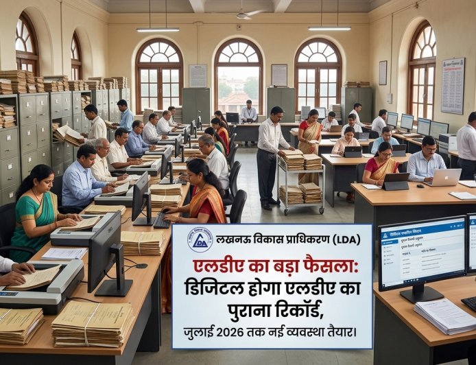 एलडीए का बड़ा फैसला: सडिजिटल होगा एलडीए का पुराना रिकॉर्ड, जुलाई 2026 तक नई व्यवस्था तैयार। 