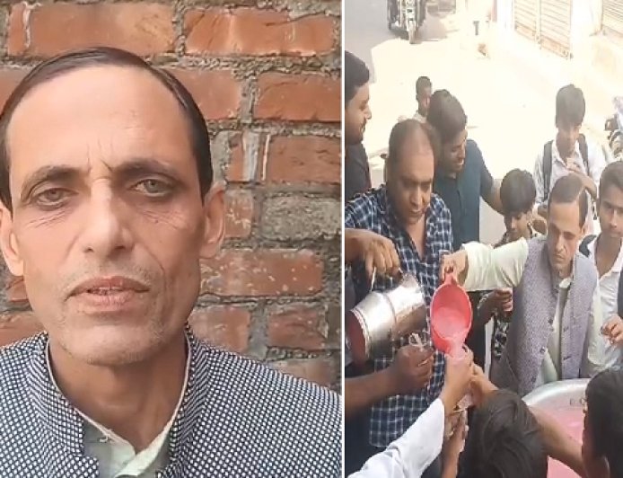 Sambhal: भीषण गर्मी में इंसानियत की मिसाल- सईद अख्तर ने परिंदों और राहगीरों के लिए बढ़ाया मदद का हाथ। 