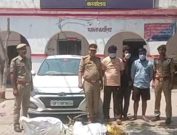 Saharanpur : बड़गांव पुलिस ने वाहन चोर गिरोह के तीन सदस्यों को किया गिरफ्तार, चोरी की कार और मोटर साइकिल के पुर्जे बरामद