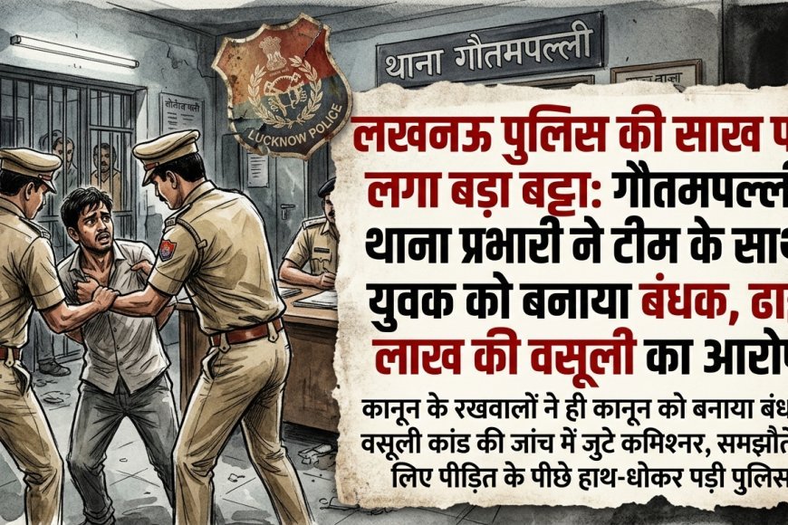 मुख्यमंत्री के जनता दरबार पहुंचे पीड़ित ने खोली खाकी की पोल: SHO सहित पूरी टीम लाइन हाजिर, अब बर्खास्तगी से बचने के लिए ...