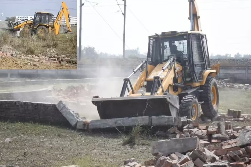 Lucknow : लखनऊ में अवैध निर्माणों के खिलाफ एलडीए का बड़ा एक्शन, 40 बीघा की अवैध प्लाटिंग और 6 निर्माण सील