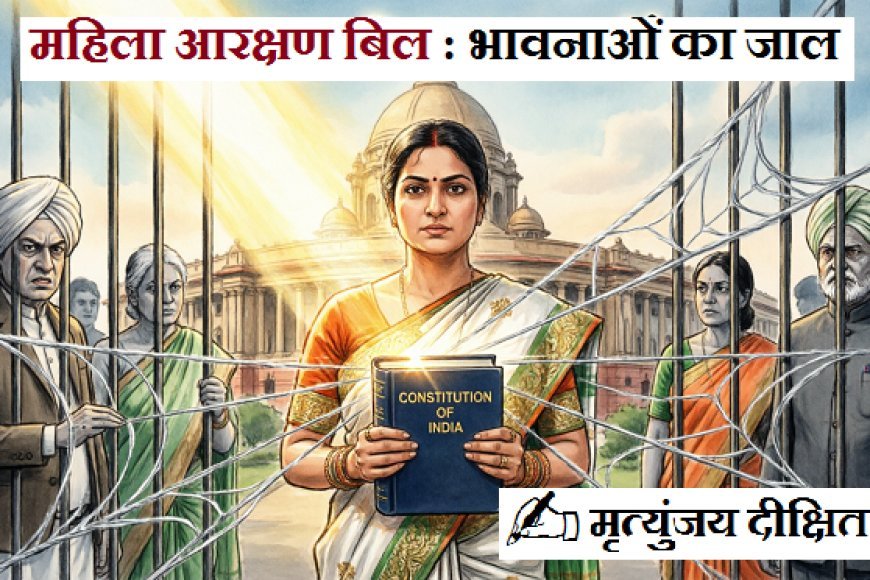 Special Article: महिला आरक्षण बिल : भावनाओं का जाल - विपक्ष गिरफ्तार ।